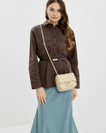 Сумка 743 01 бежевый