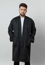 Шапан шерстяной на запах MURA SYZYGY BLACK