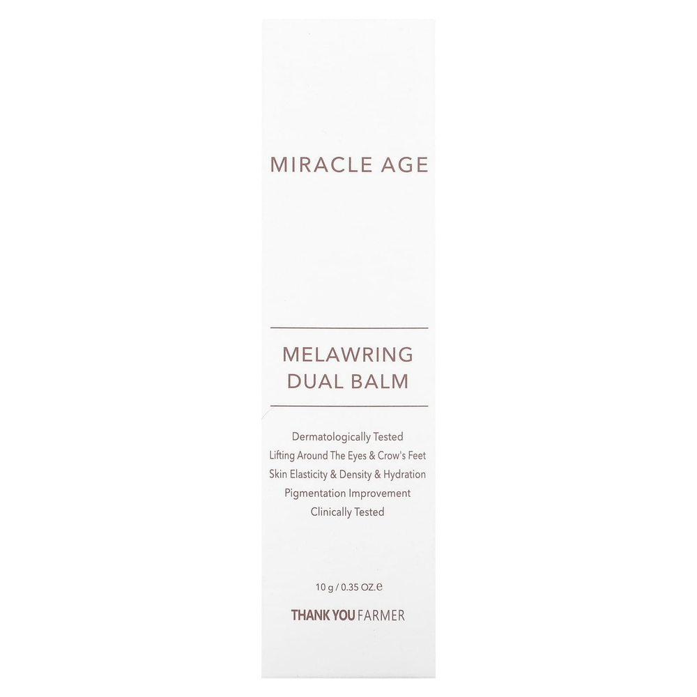 Thank You Farmer, Miracle Age, Melawring, бальзам двойного действия, 10 г (0,35 унции)