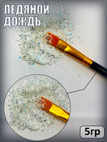 Сухие блестки декоративные «Ледяной дождь»