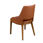 Коричневый стул Angel Cerda из экокожи модель 4156
