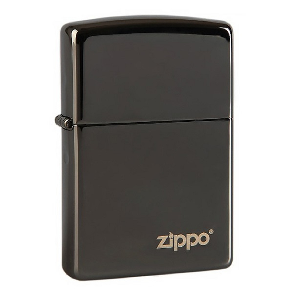 Зажигалка черная Zippo №150ZL с покрытием Black Ice