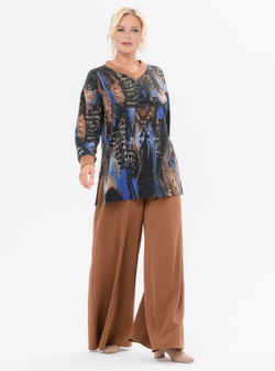 Туника-джемпер, принт Фантазия