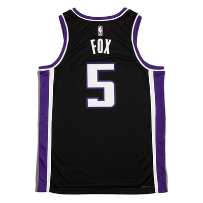 Баскетбольная футболка Nike Dri-FIT NBA Swingman Sacramento Kings Icon Edition 2022/23 De'Aaron Fox T-shirt Black