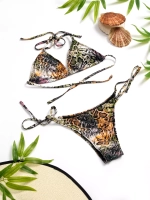 Купальник раздельный на завязках с накидкой 3 в 1