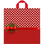 Пакет ПЭ с петлевой ручкой 44+6см(Елочки-горошки) НГ Тико (х50)