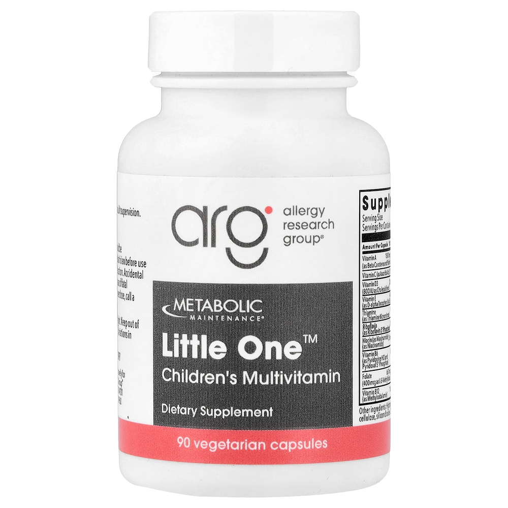 Metabolic Maintenance, Little One™, мультивитамины для детей, 90 вегетарианских капсул