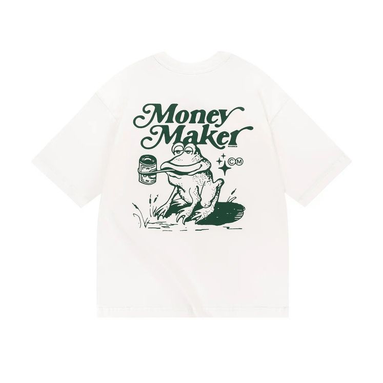 Футболка HAIDED MONEY TOAD HW, экрю