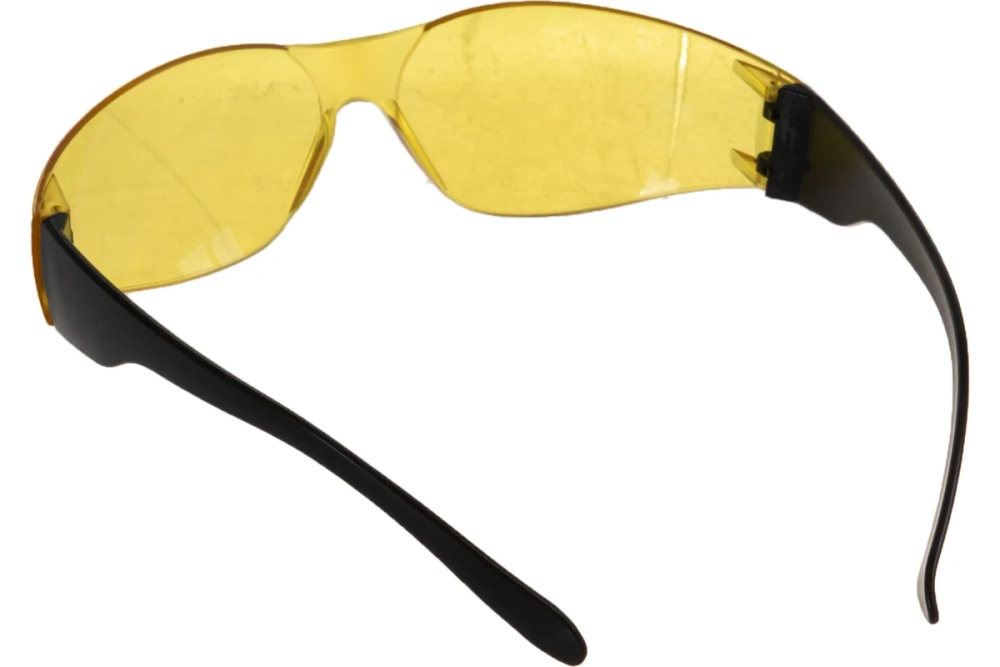 Защитные открытые очки Без бренда, поликарбонатные, желтые ОЧК202 89172