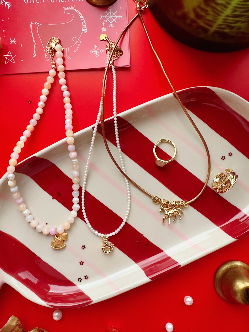 Ожерелье Прекрасное далёко с жемчугом