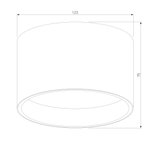 Накладной светодиодный светильник 25123/LED