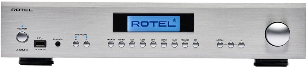 Стереоусилитель Rotel A12 MKII, серебристый