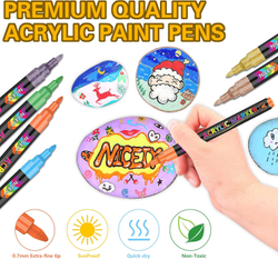 NICETY акриловые маркеры 0,7 мм, 72 шт
