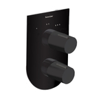 Встраиваемый смеситель для душа на 3 выхода TZAR 341503SNM черный