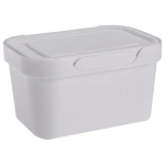 ЯЩИК С КРЫШКОЙ УНИВЕРСАЛЬНЫЙ LUXE, 189х110 ММ, 1,9Л (Светло-серый)