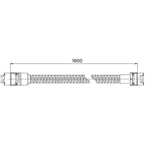 Душевой шланг Aquatek AQ2101CR Хром