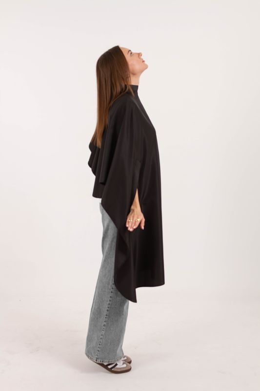 Парикмахерский пеньюар 2в1 с вырезами для рук