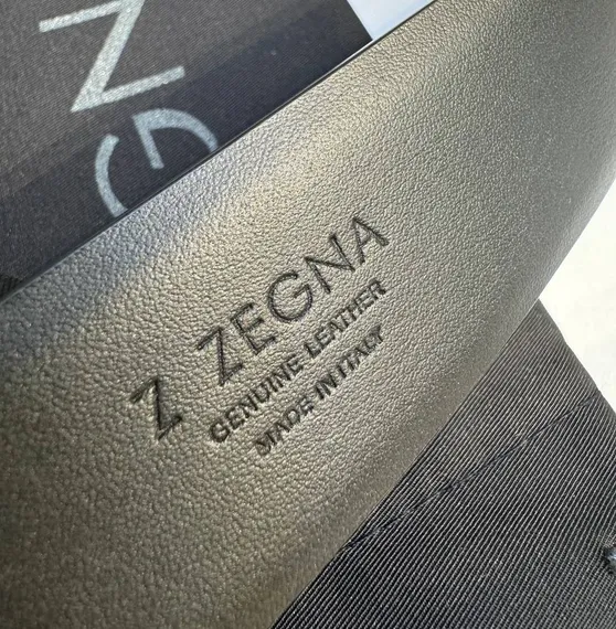 Двусторонний мужской ремень ZEGNA, 3,5 мм, чёрный