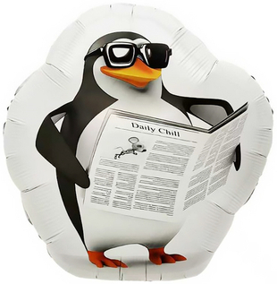 Фигура Деловой пингвин 21'' Fl