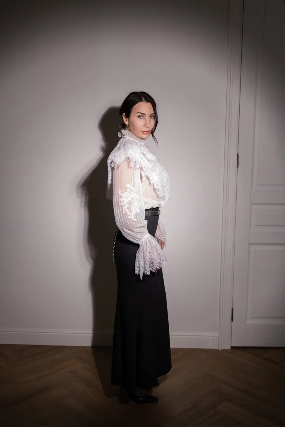 Блуза "Белый лебедь"