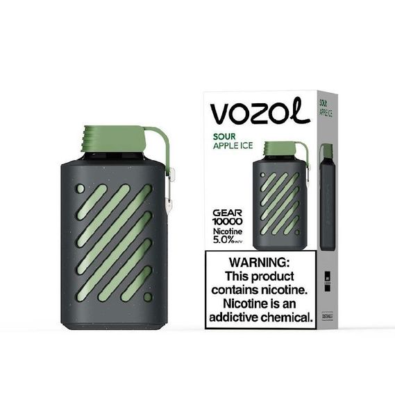 VOZOL GEAR 10000 - Sour Apple Ice (5% nic)