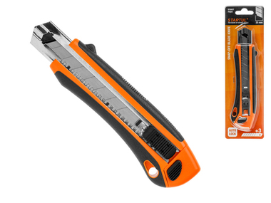 Нож пистолетный с выдвижным лезвием 25мм + 3 лезвия STARTUL PROFI (ST0927)