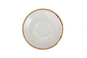 Блюдце для кофейной чашки 12 см фарфор цвет желтый Seasons