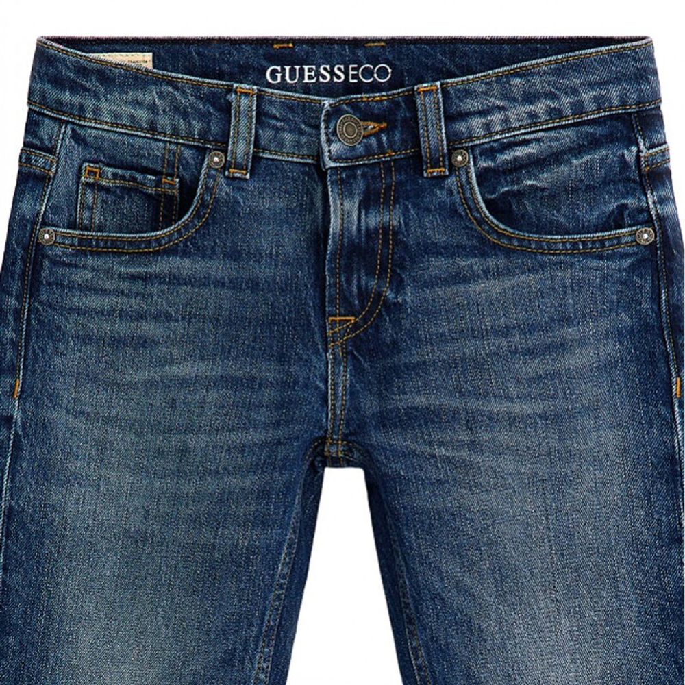 Брюки джинсовые GUESS Синий/Выбеленный Мальчик
