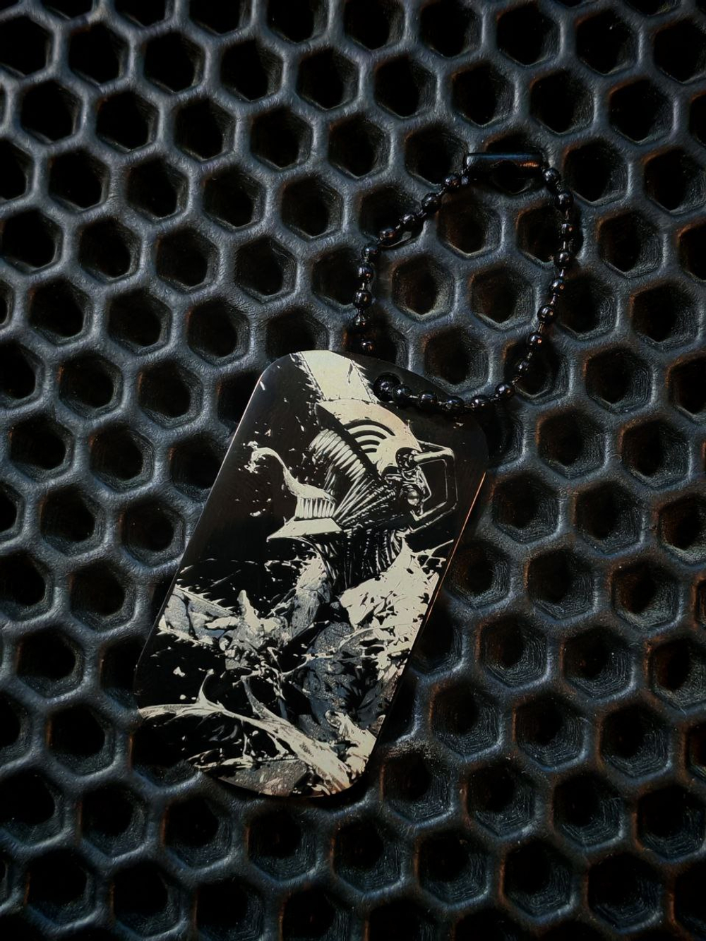 Жетон. Воронёный. Бензопила