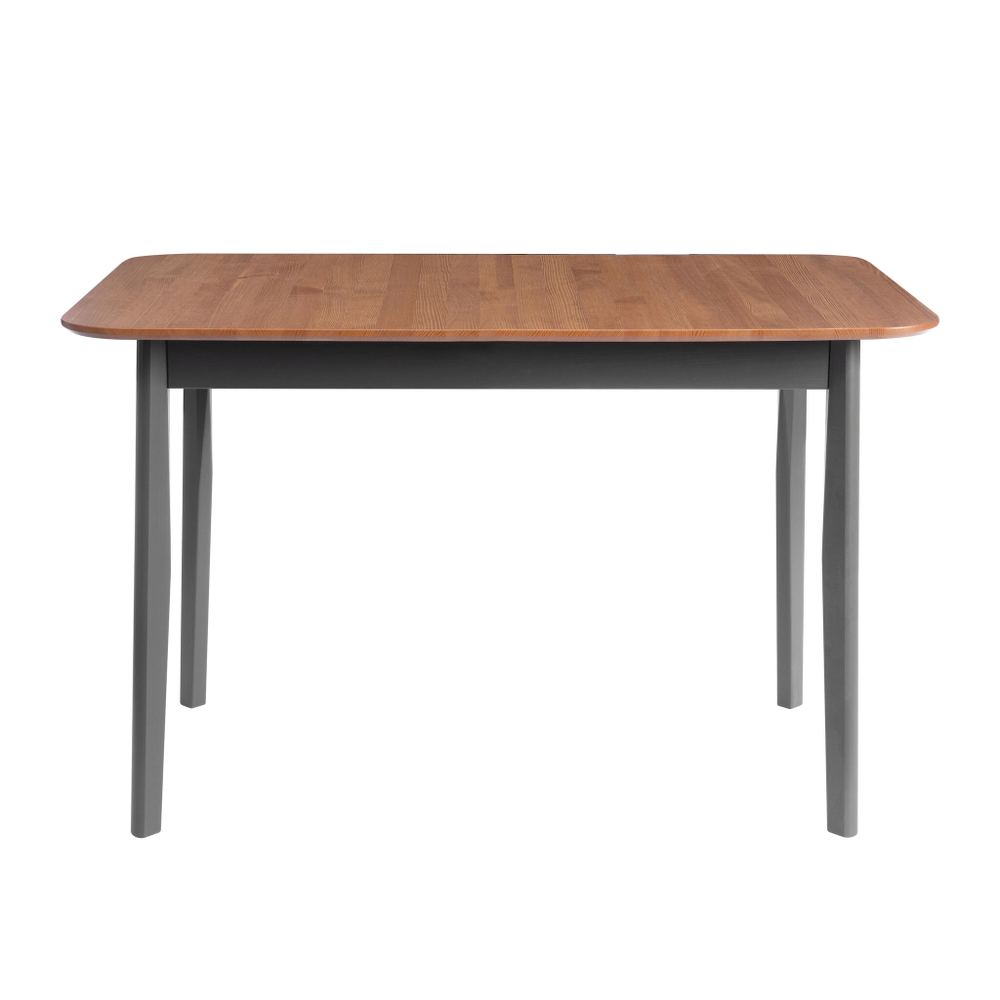 Стол Соната Люкс/ Sonata Lux table, 120х75х75 см массив сосны, антик /графит, 120х75х75 см