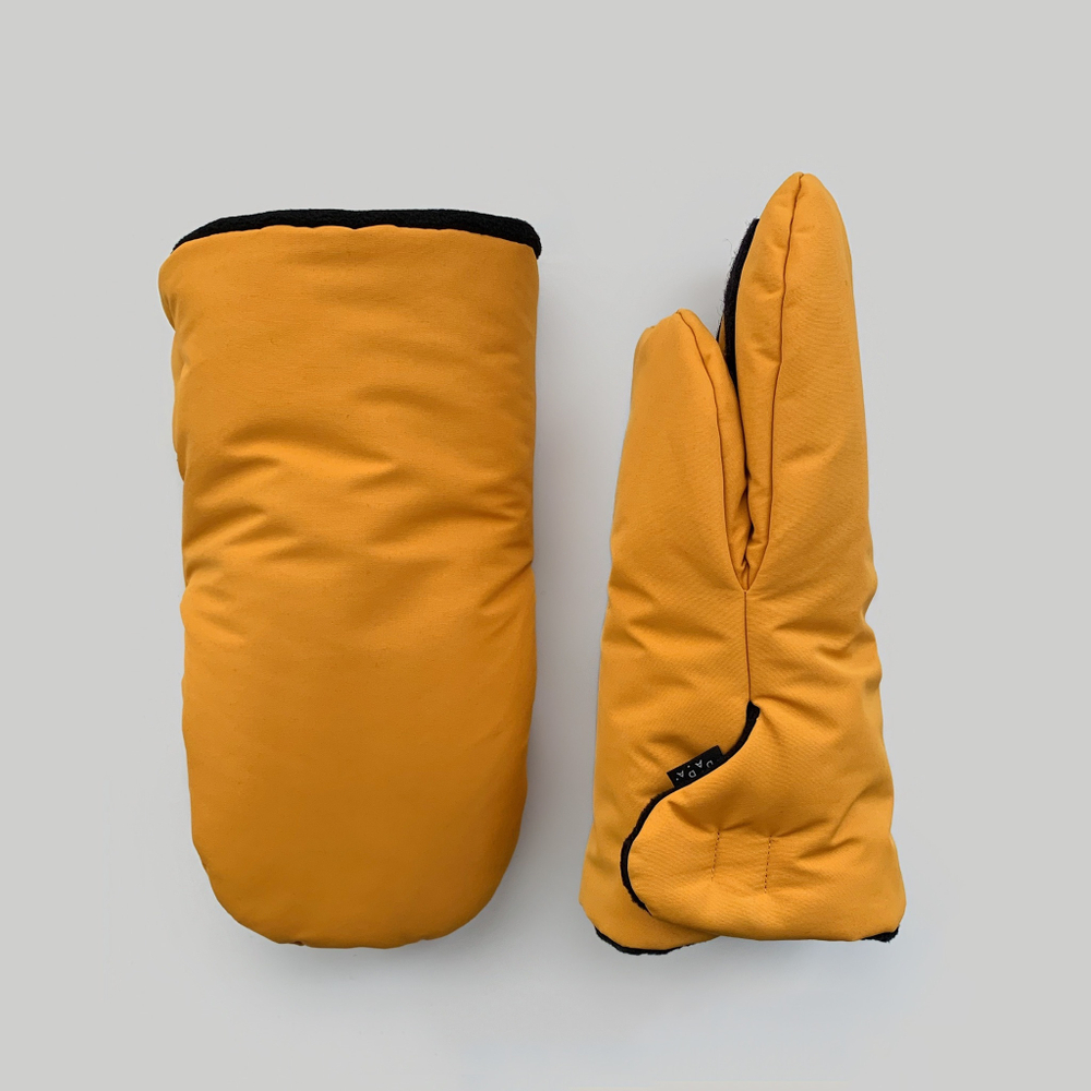 Варежки на ручку коляски (golden yellow)