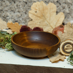 Деревянная глубокая чаша-тарелка Art of Siberia из древесины сибирская пихта. T66