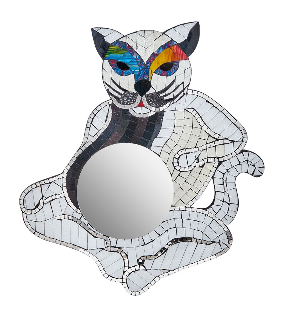 Decor and Gift 48-002-02 Панно «Кот» (мозаика, о.Бали)