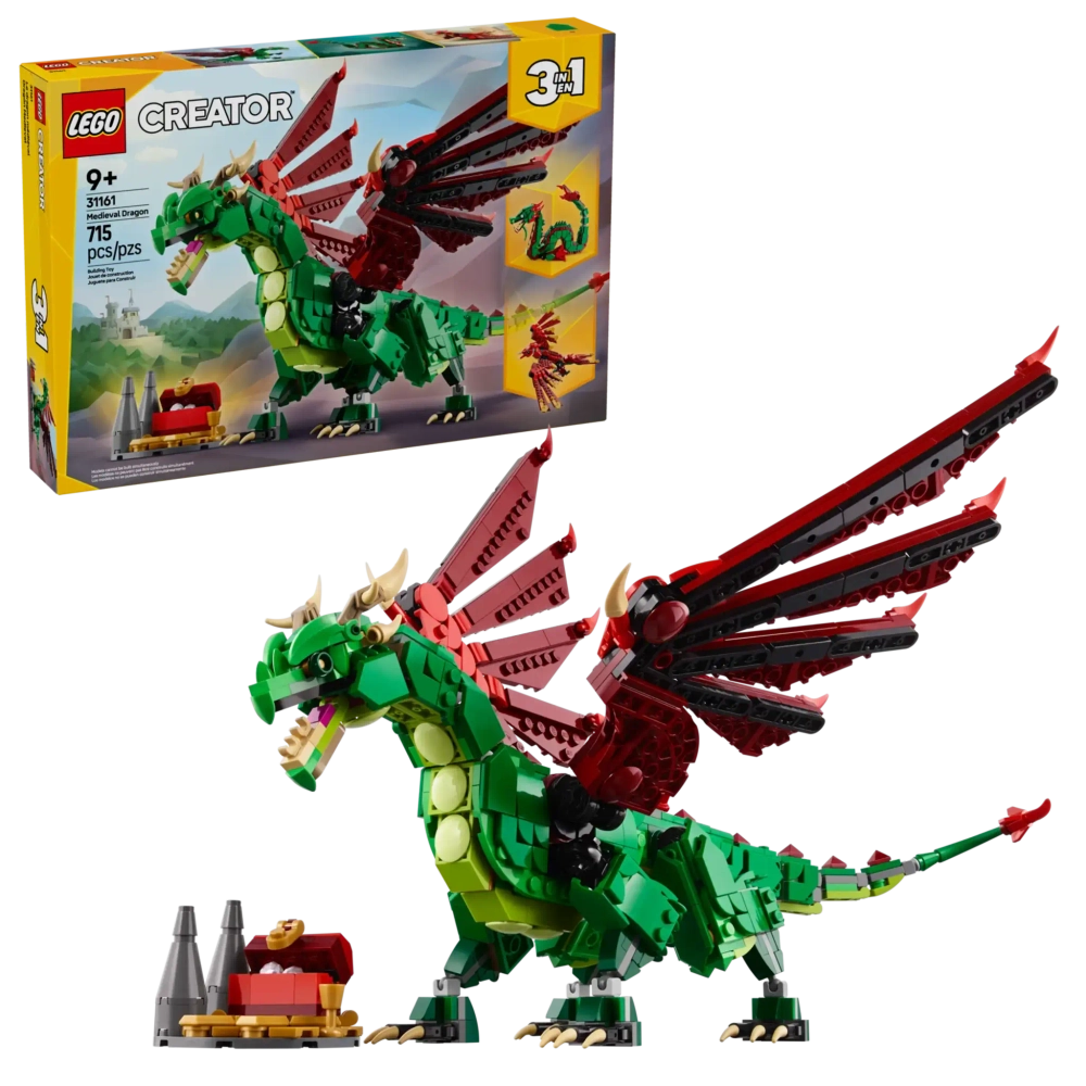 Конструктор LEGO Creator 31161 Средневековый дракон, 3в1