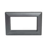 Рамка 2-местная (без перемычки), пластик, STEKKER, PFR00-7012-06, серия Катрин, графит 50045
