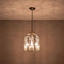 Citilux Витра-2 CL442260 Люстра подвесная витражная Бронза