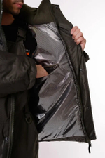 Зимний мужской костюм Onerus Фишер -45 (Таслан) Зеленый/Желтый