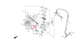 90114-166-006. BOLT, HANDLE LEVER PIVOT. HONDA