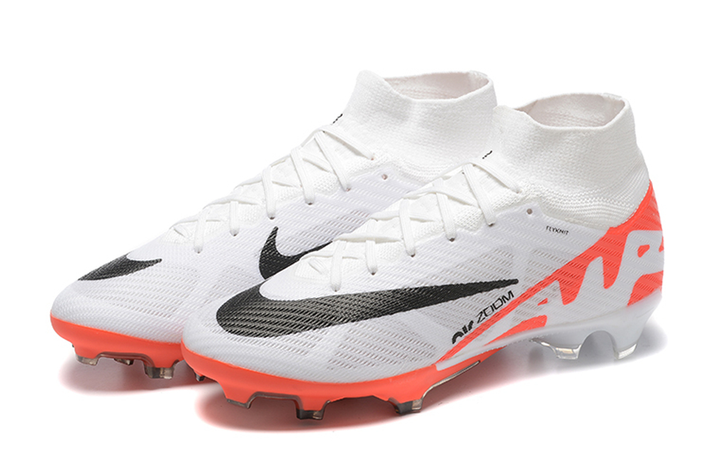 Бутсы Nike Air Zoom Mercurial Superfly 9 Elite FG (Белый)