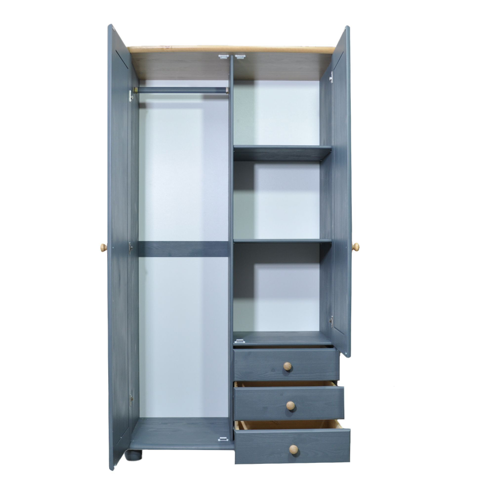 Шкаф 2 двери с ящиками деревянный Фалко