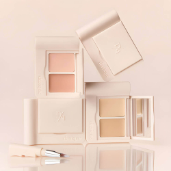 Dasique Pro Cover Dual Concealer Palette палетка консилеров с кистью