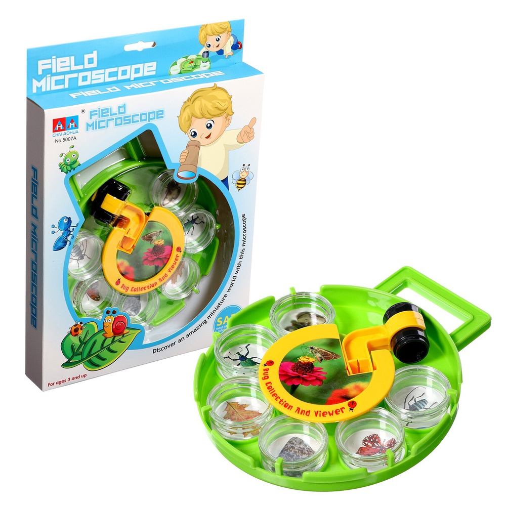 Набор для исследований, микроскоп+6контейнеров №SL-5212 689157