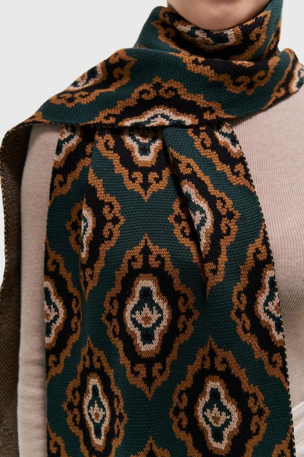 Шарф Idel Тюбетейка зелёный