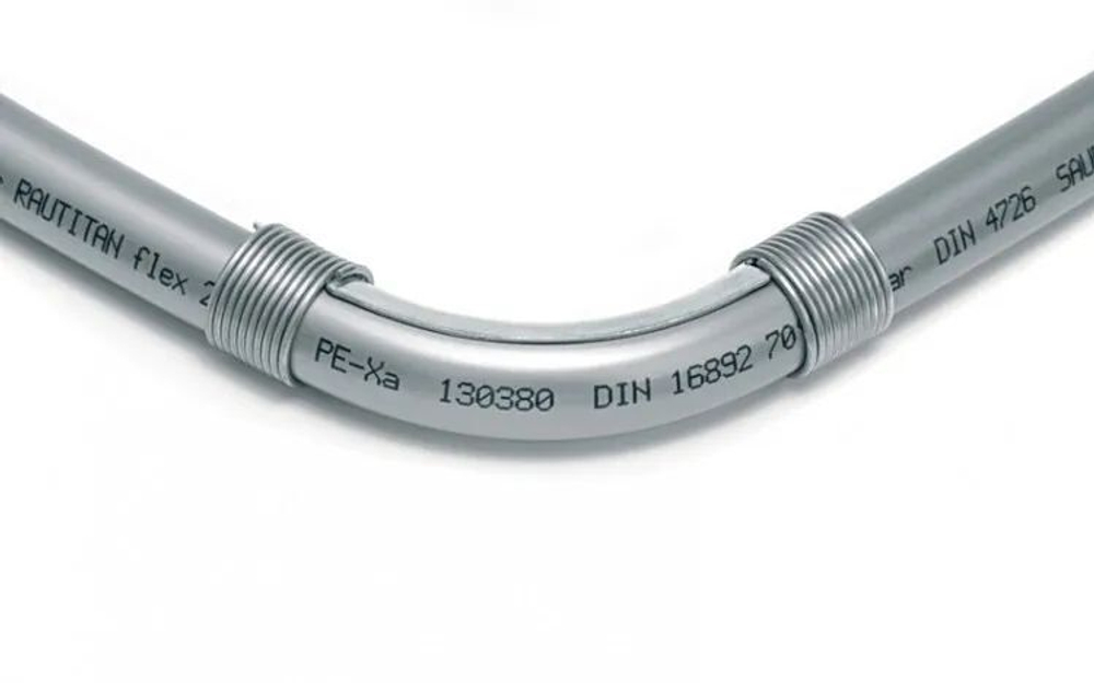 Фиксатор поворота с кольцами, сталь, 90°, Ду 16-20-25-32, Rehau