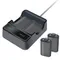 XBox Series X/S Зарядная станция для аккумуляторов джойстика+Аккумулятор (2шт)  (MIMD SND-460) Black