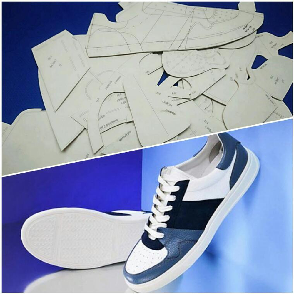 Л - 55 лекала (выкройки) МУЖСКИЕ КЕДЫ
