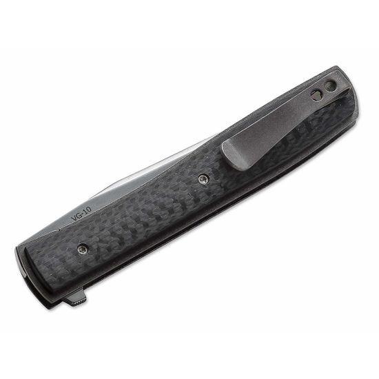 Складной нож Boker 01BO733 Urban Trapper Carbon c клинком из стали VG-10, рукоять титан / карбон