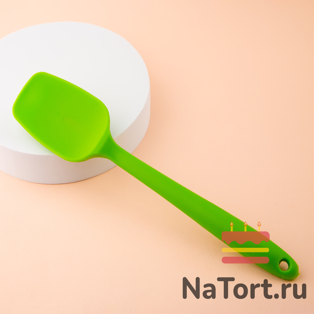 Лопатка кондитерская силиконовая широкая