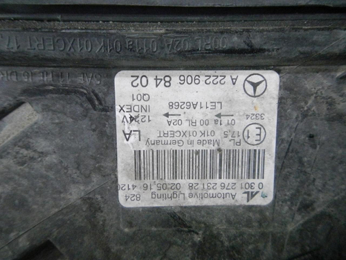 Фара левая Mercedes S w222 (2013-2017) LED