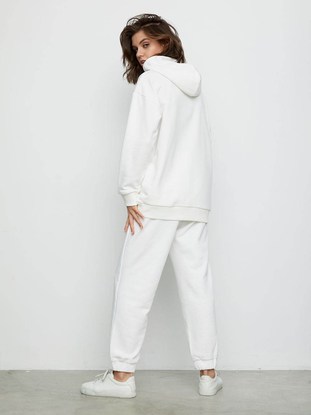 Худи С тобой все в порядке White без начеса